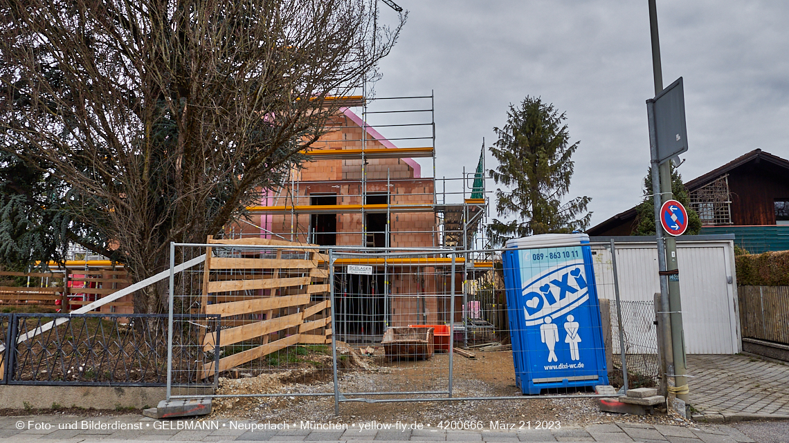 21.03.2023 - Baustelle und Wohnanlage Niederalmstraße 16